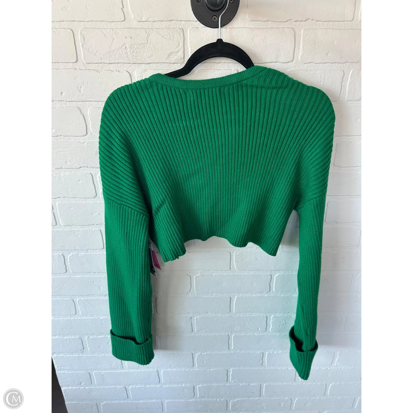 Sweater Cardigan By So In Green, Size: M