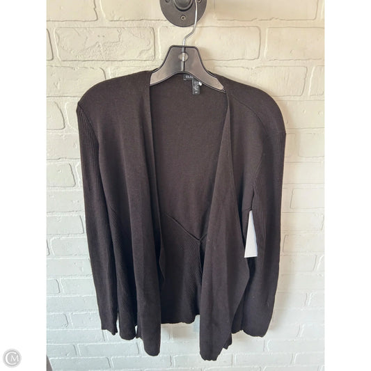 Sweater Cardigan By Eileen Fisher In Brown, Size: S