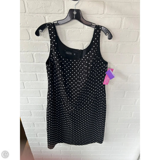 Dress Party Short By Clothes Mentor In Black & White, Size: L