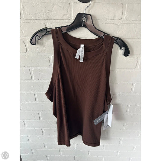 Athletic Tank Top By Athleta In Brown, Size: 2x