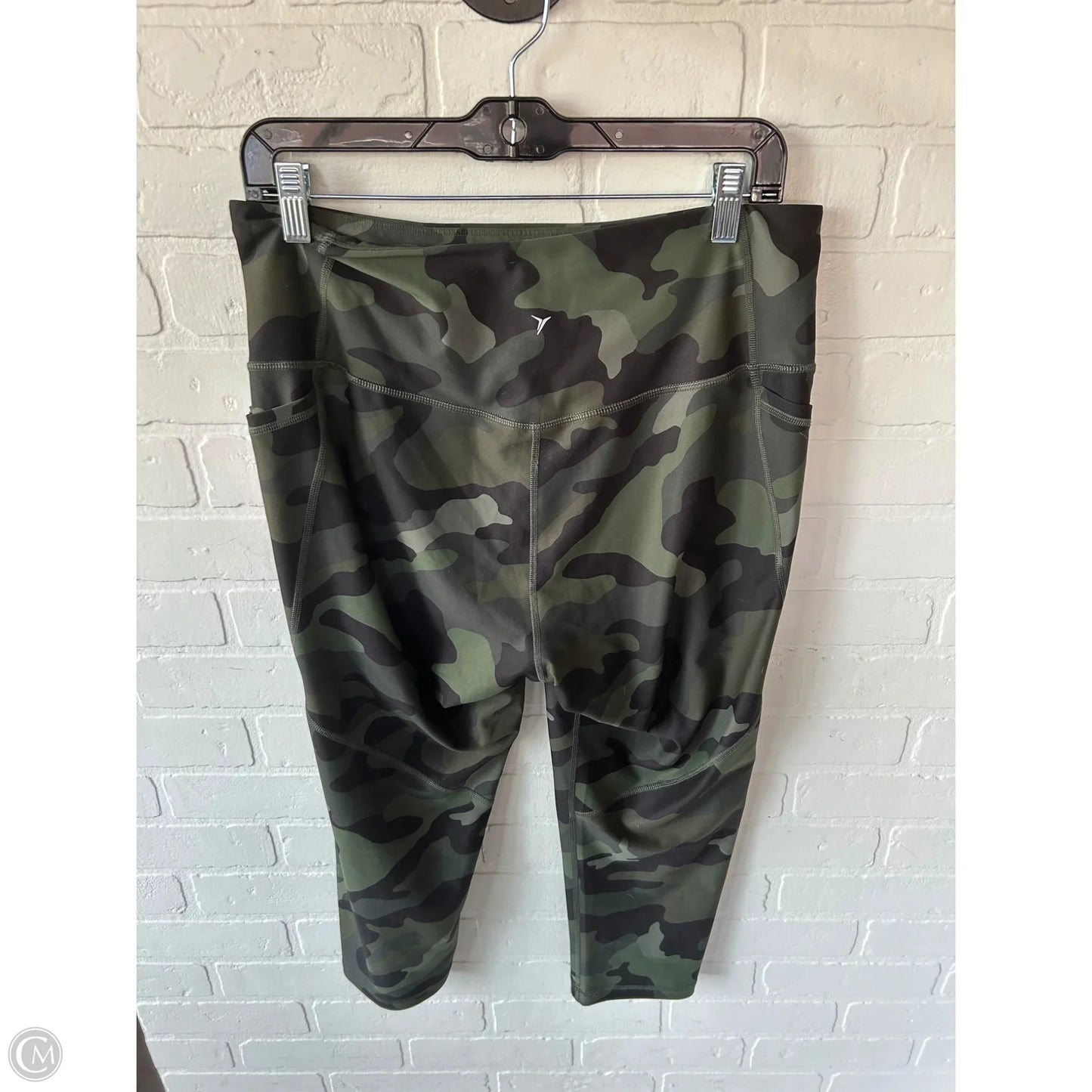 Athletic Leggings By Old Navy In Camouflage Print, Size: 16