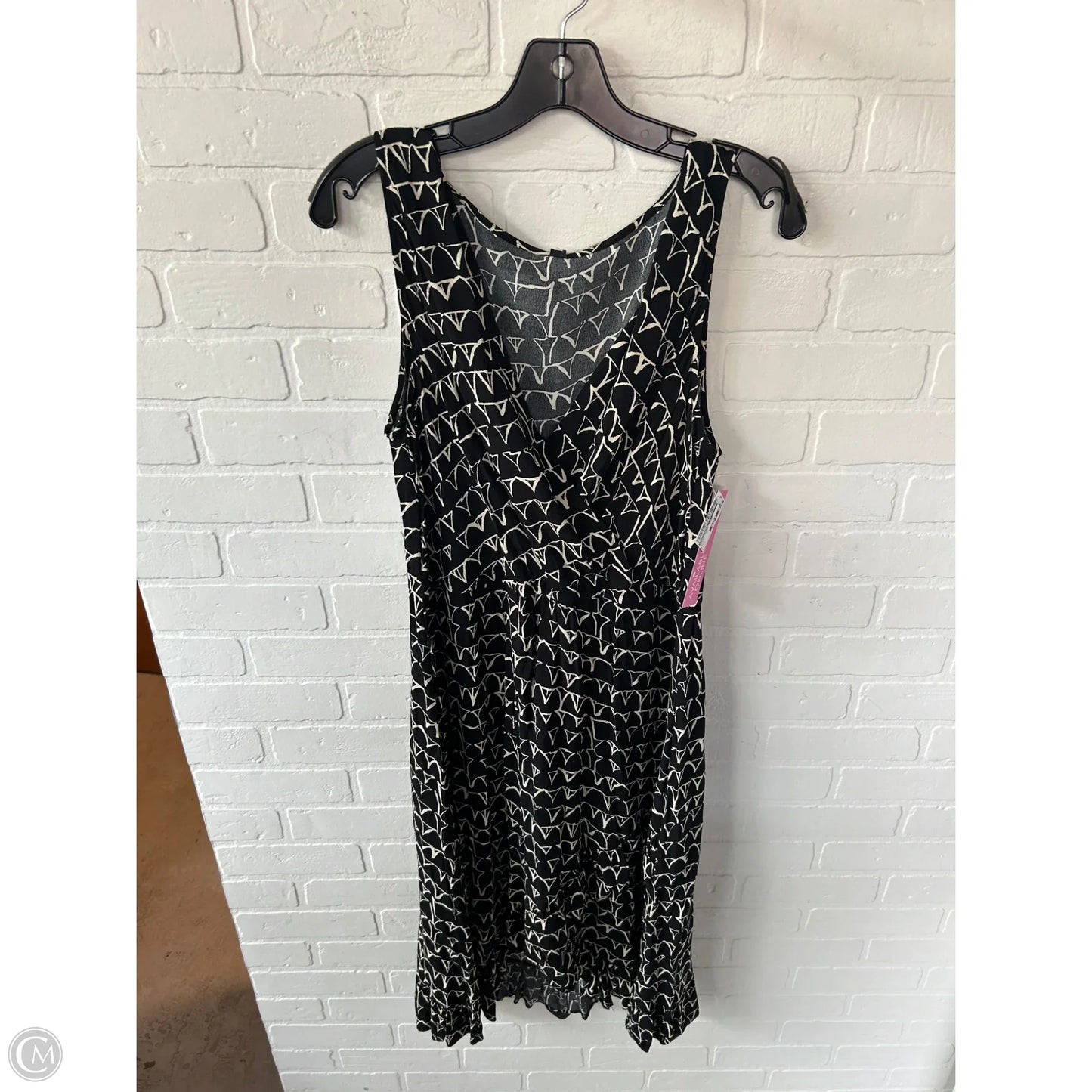 Dress Casual Short By Tracy Reese In Black & Tan, Size: L