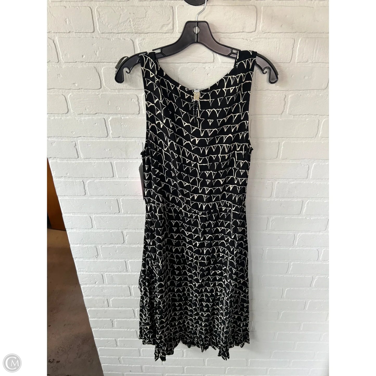 Dress Casual Short By Tracy Reese In Black & Tan, Size: L