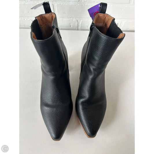 Boots Ankle Heels By Maurices In Black, Size: 9