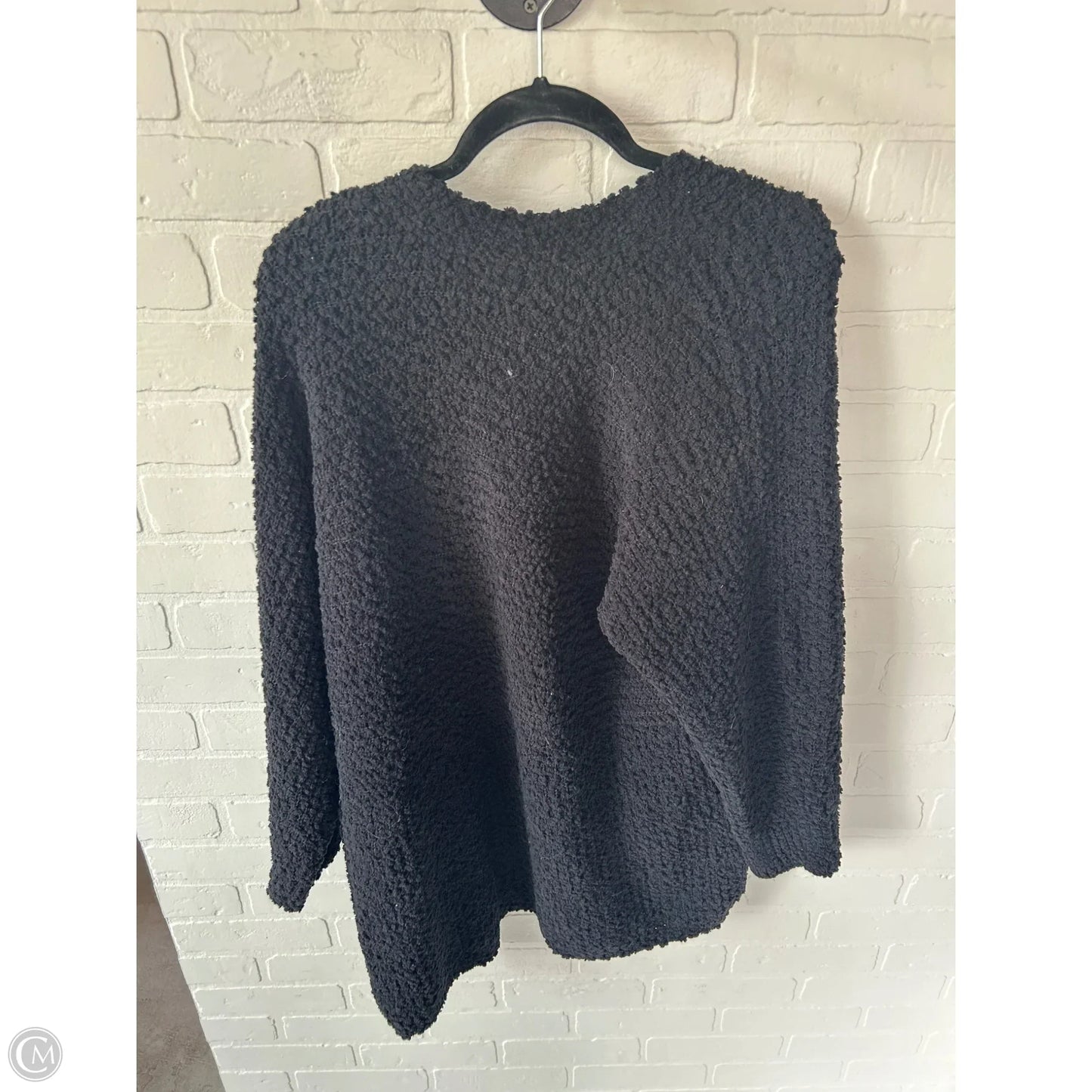 Sweater Cardigan By Bobeau In Black, Size: L