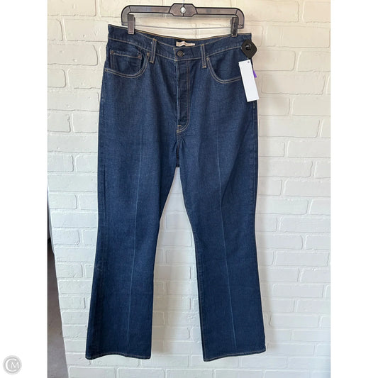 Jeans Boot Cut By Levis In Blue Denim, Size: 14