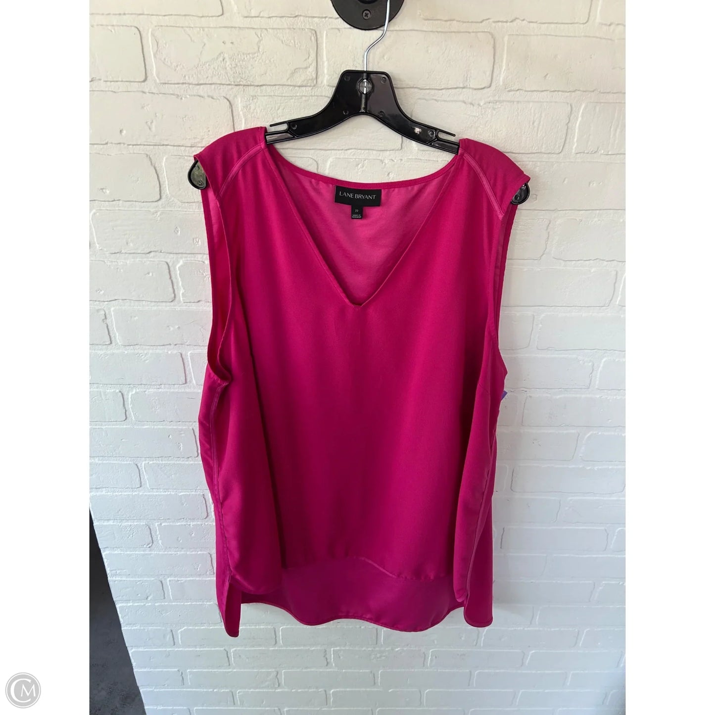 Top Sleeveless By Lane Bryant In Pink, Size: 3x
