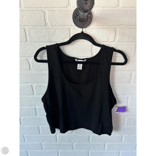 Top Sleeveless Basic By H&m In Black, Size: Xxl