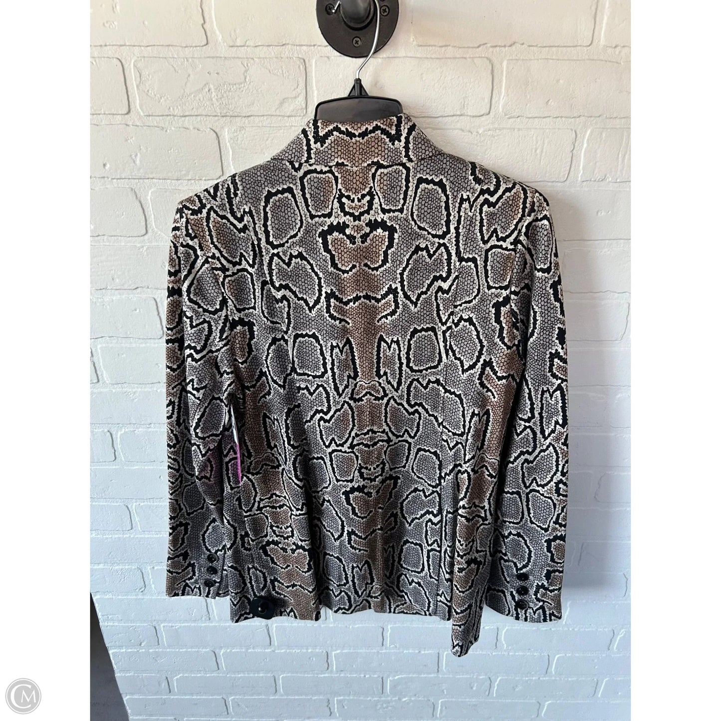 Blazer By Cabi In Brown & Grey, Size: M