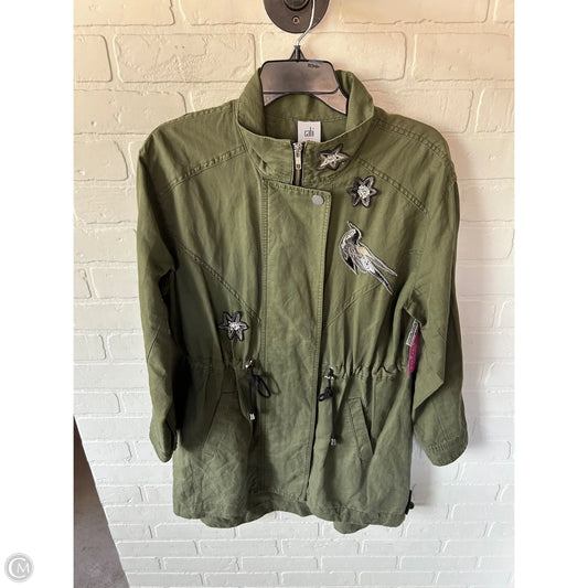 Jacket Shirt By Cabi In Green, Size: S