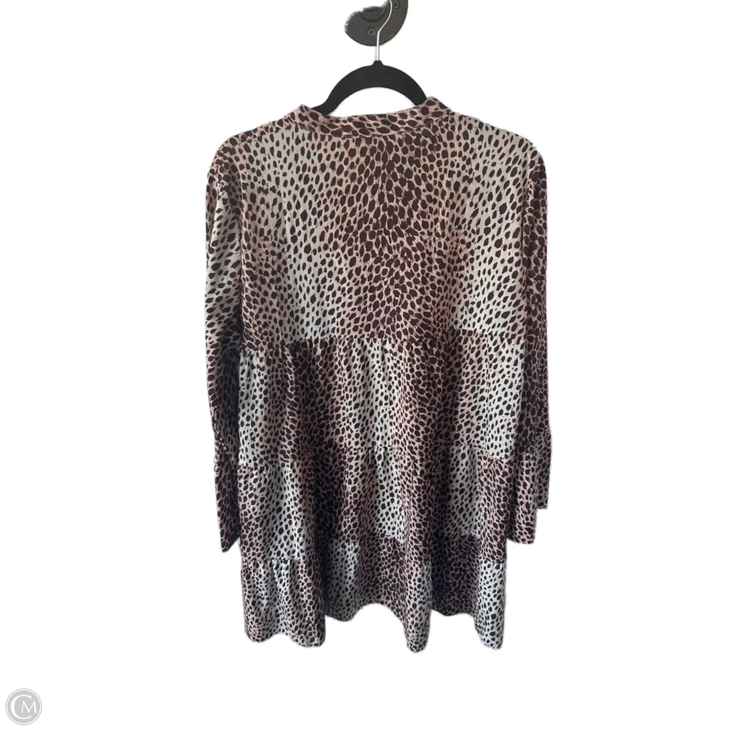 Dress Casual Short By Clothes Mentor In Brown, Size: Xl