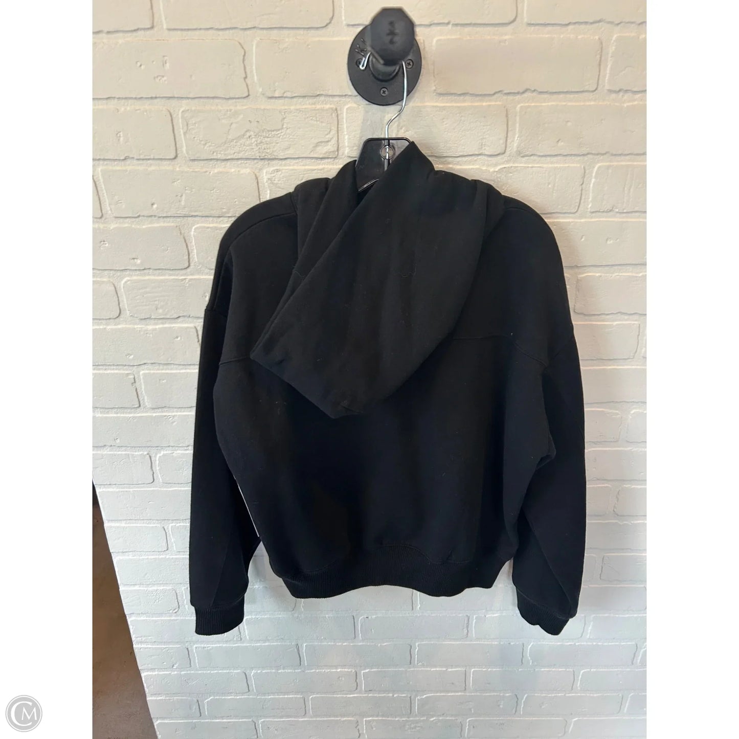 Sweatshirt Hoodie By A New Day In Black, Size: L