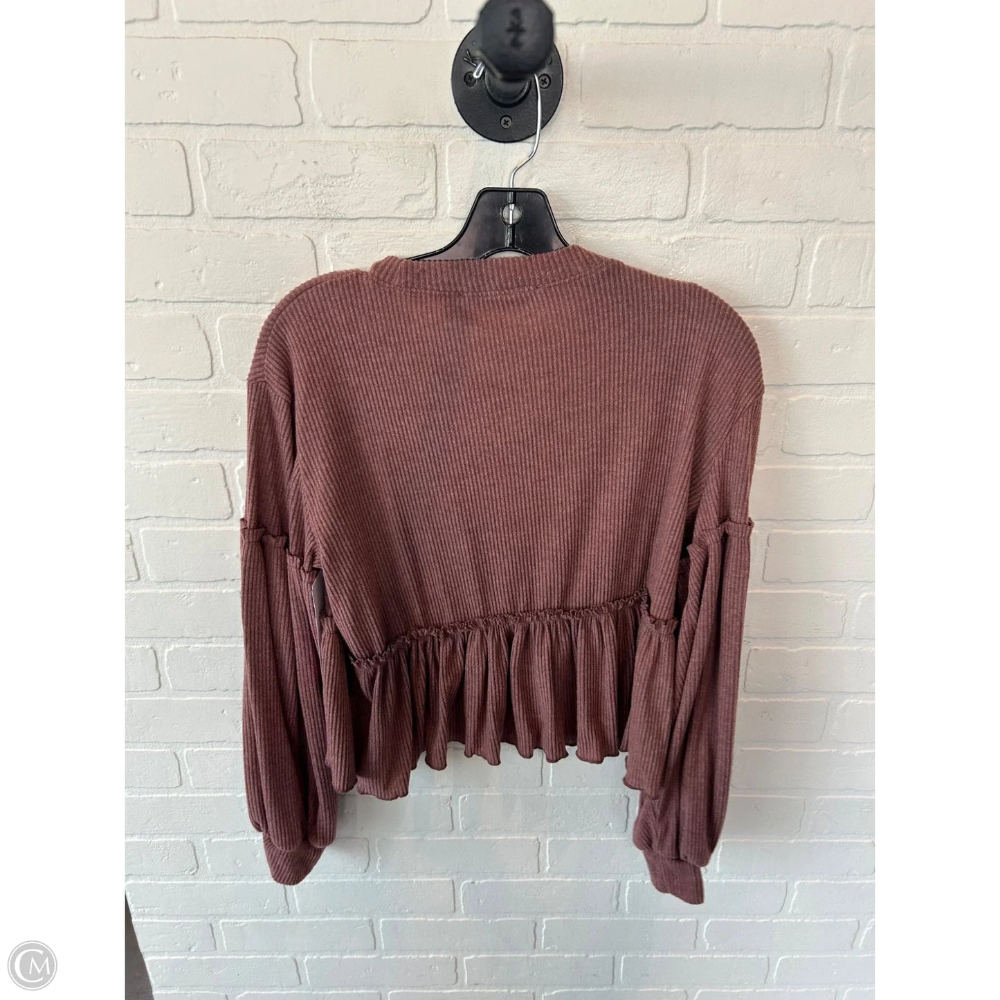Top Long Sleeve By Altard State In Pink, Size: L