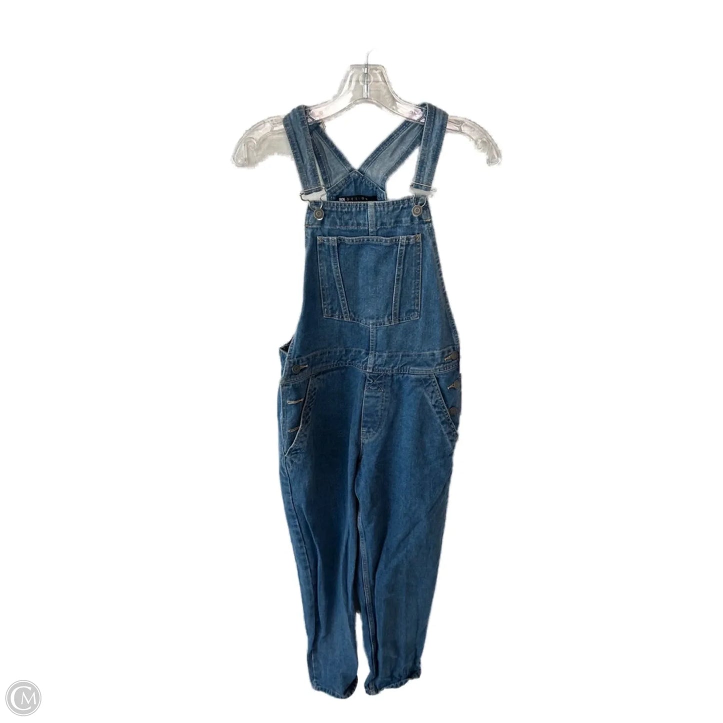 Overalls By Asos In Blue Denim, Size: S