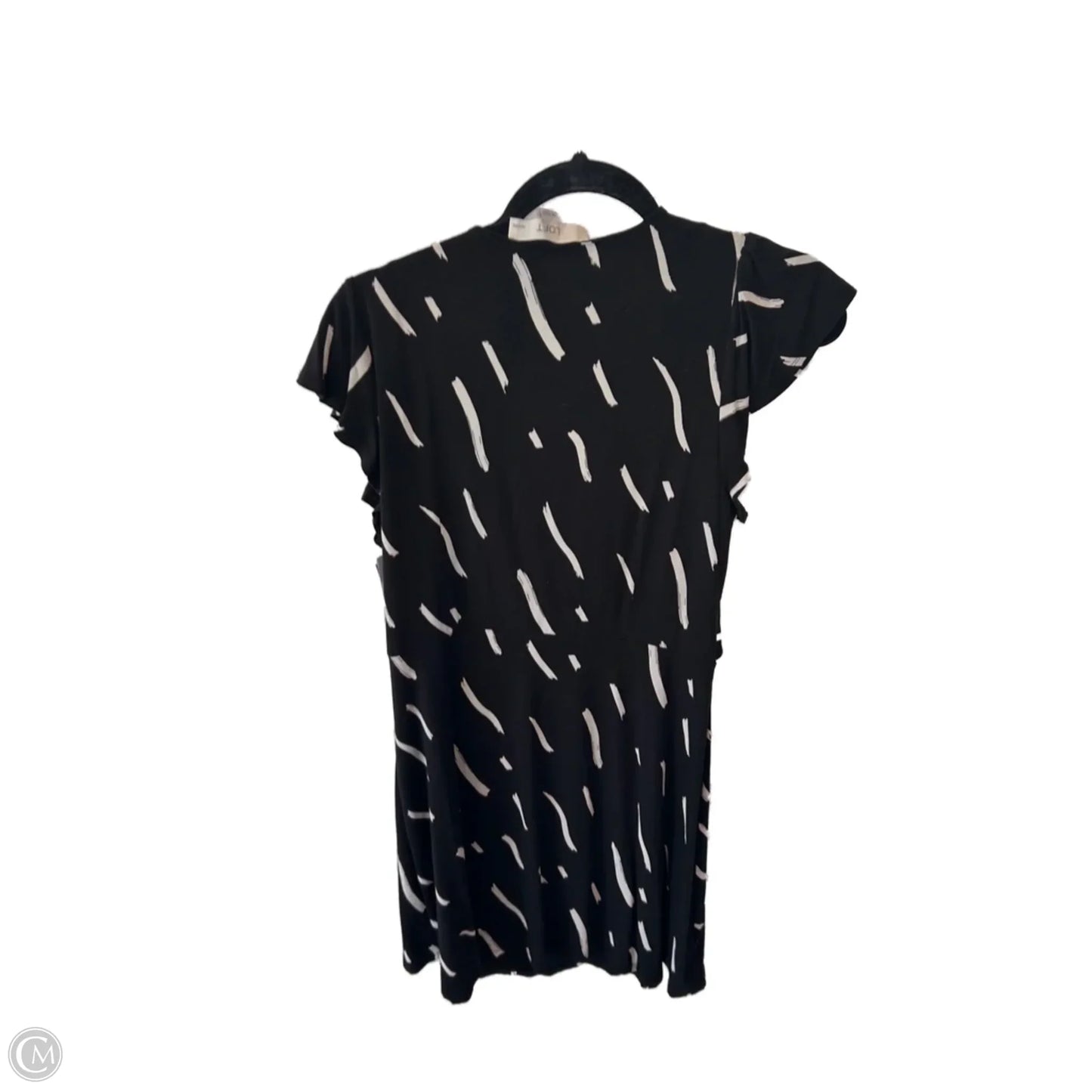Dress Casual Short By Loft In Black & White, Size: Mp