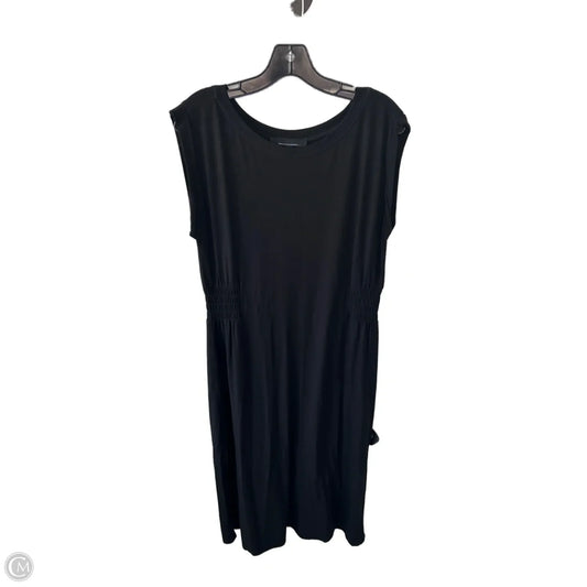 Dress Casual Maxi By White House Black Market In Black, Size: L
