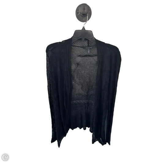 Sweater Cardigan By White House Black Market In Black, Size: L