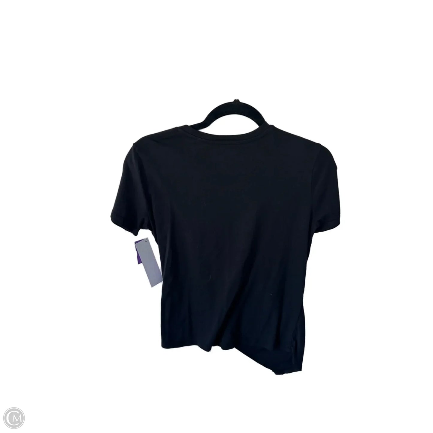 Top Short Sleeve Basic By Nine West In Black, Size: S