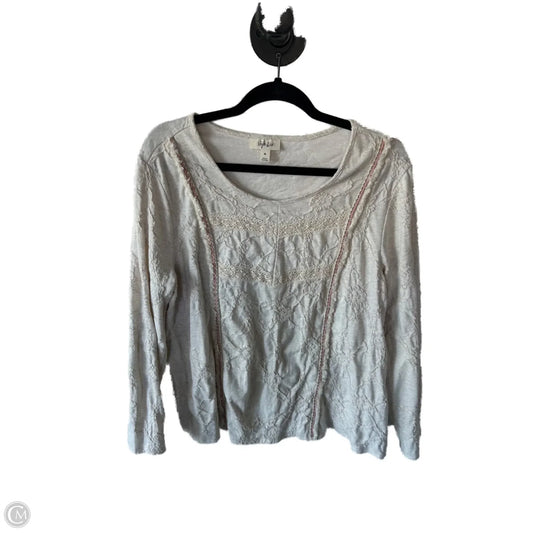 Top Long Sleeve By Style And Company In Tan, Size: Xl