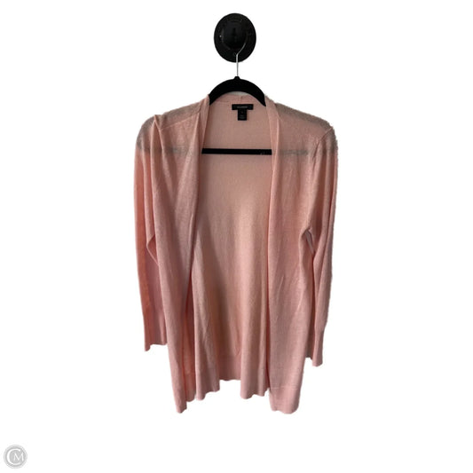 Sweater Cardigan By Halogen In Pink, Size: S