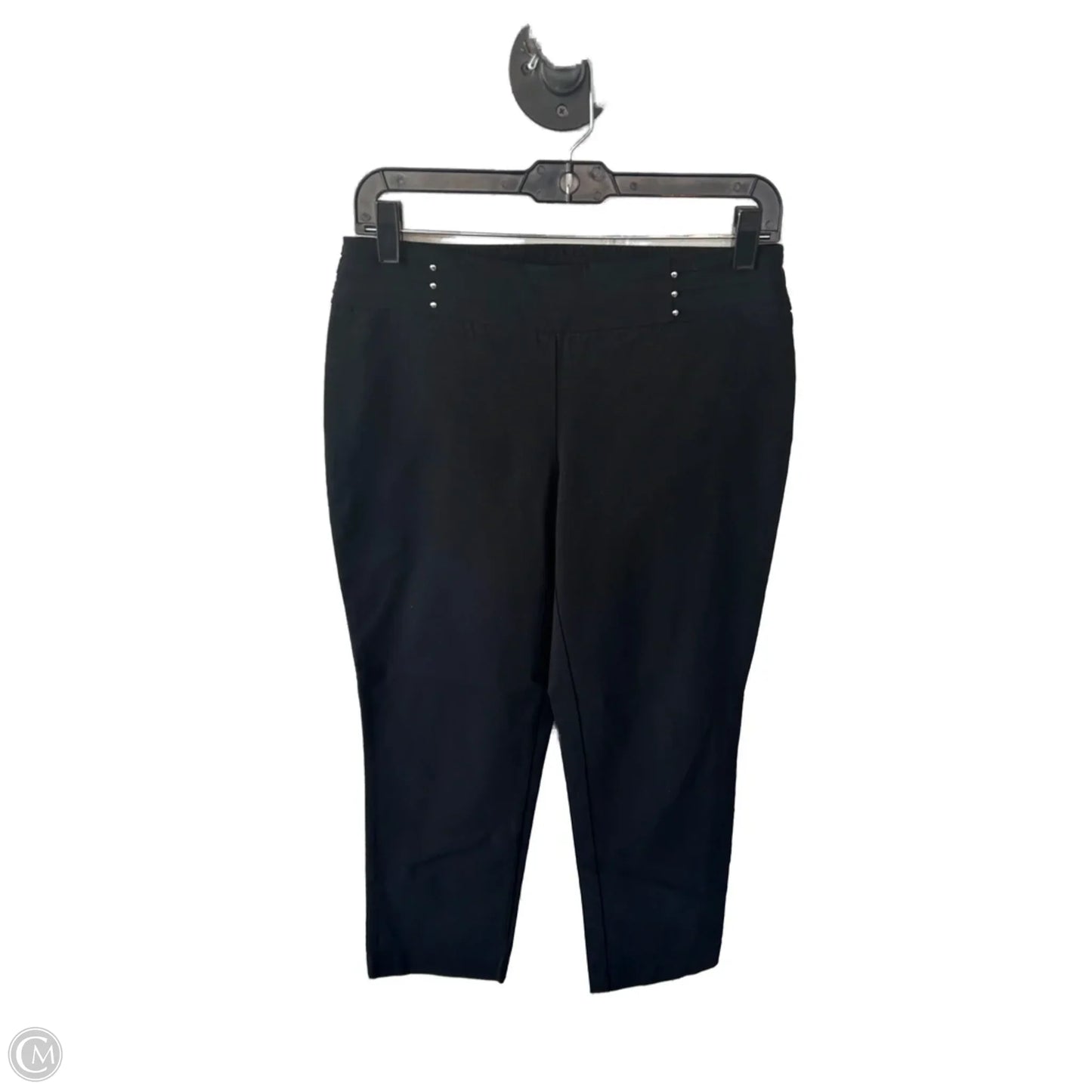 Capris By Jm Collections In Black, Size: 8p