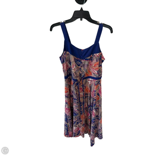 Dress Casual Midi By Cupio In Blue & Pink, Size: S