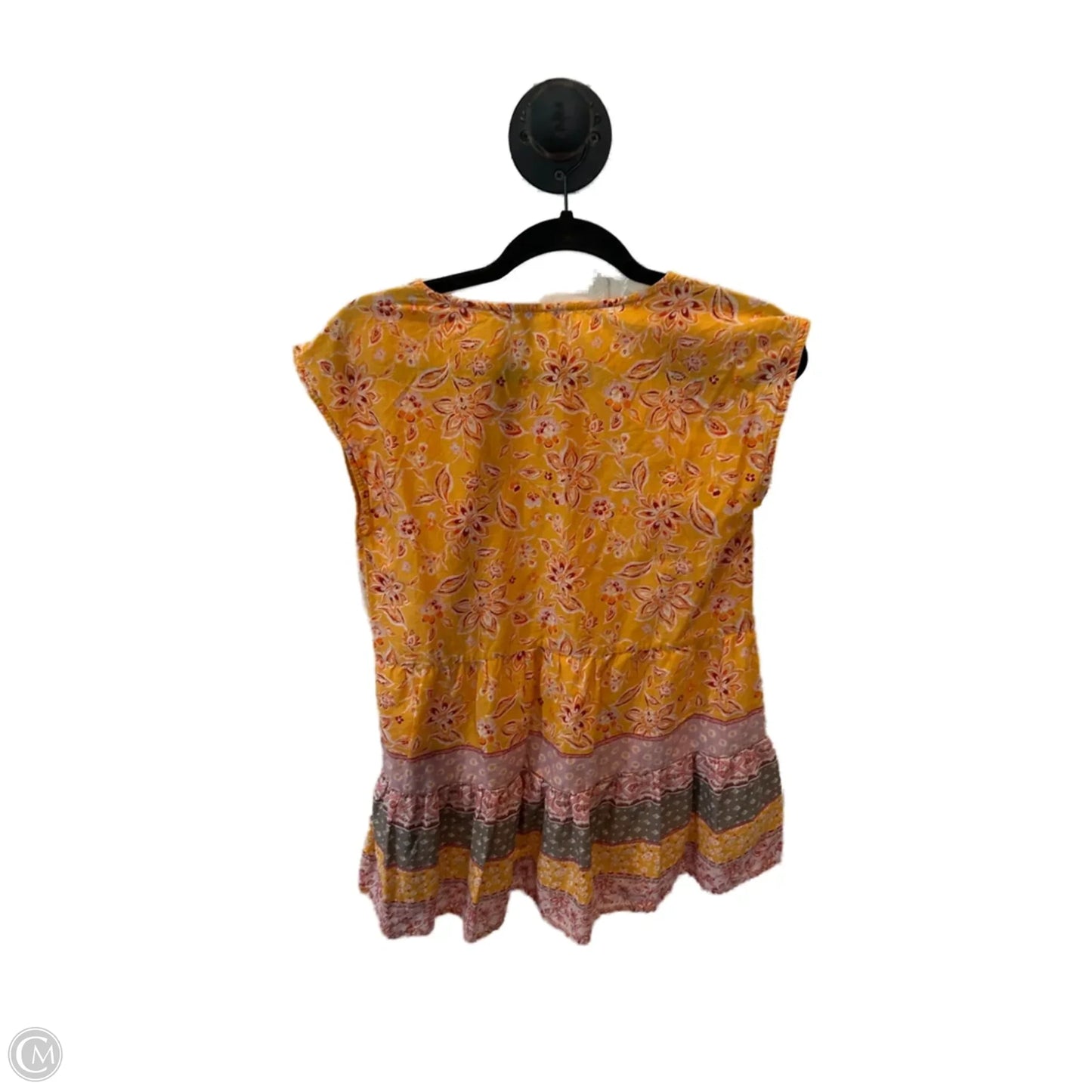 Top Sleeveless By Beachlunchlounge In Yellow, Size: Xs