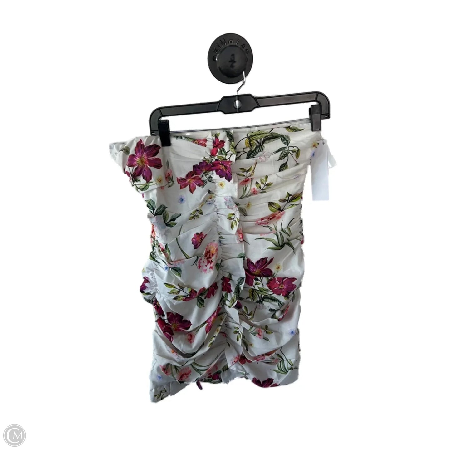 Dress Casual Short By Clothes Mentor In Purple & White, Size: L