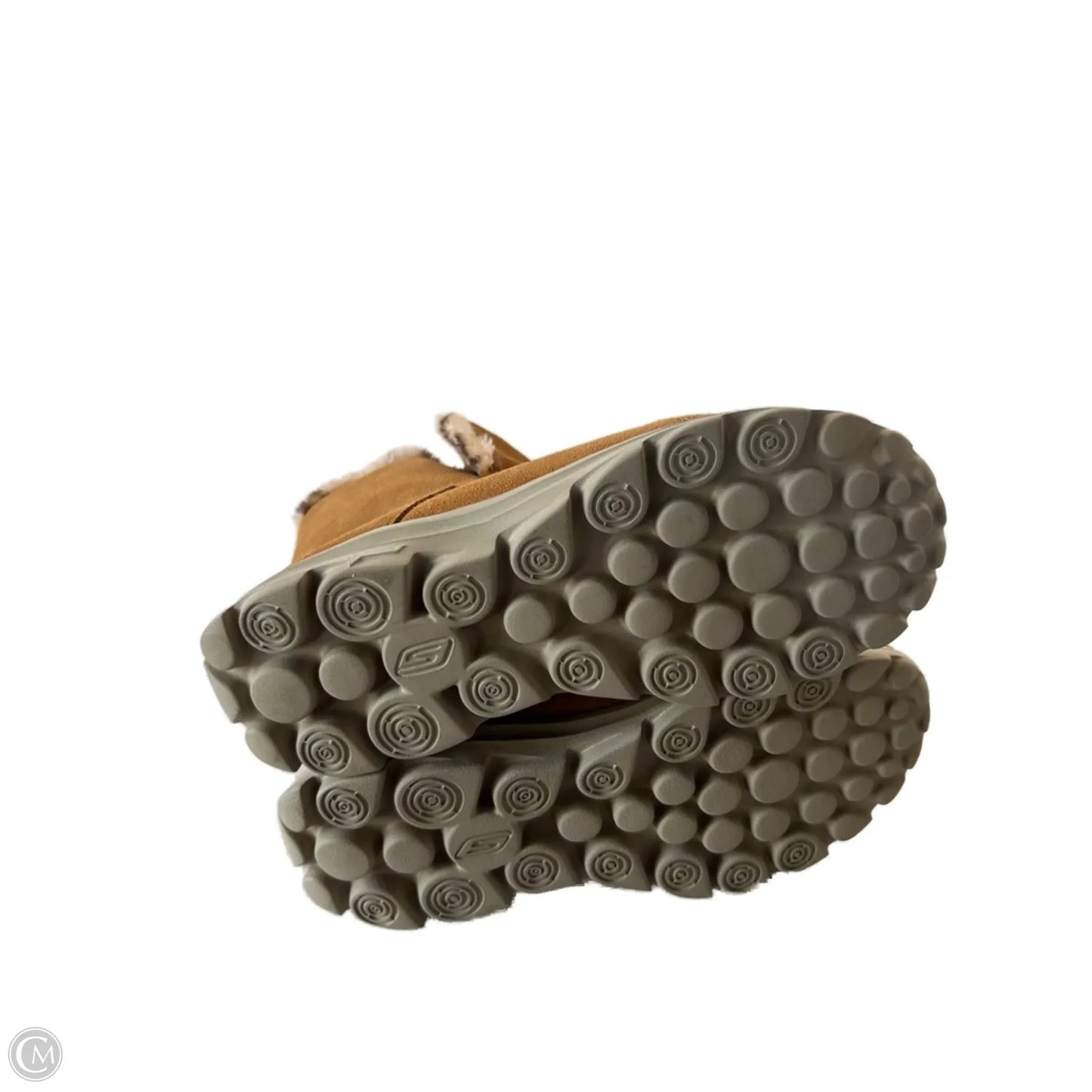 Boots Ankle Flats By Skechers In Tan, Size: 6.5