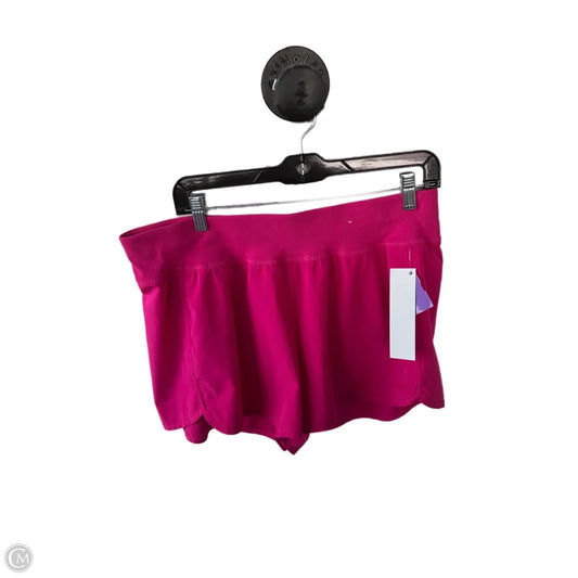 Athletic Shorts By Reebok In Pink, Size: 16