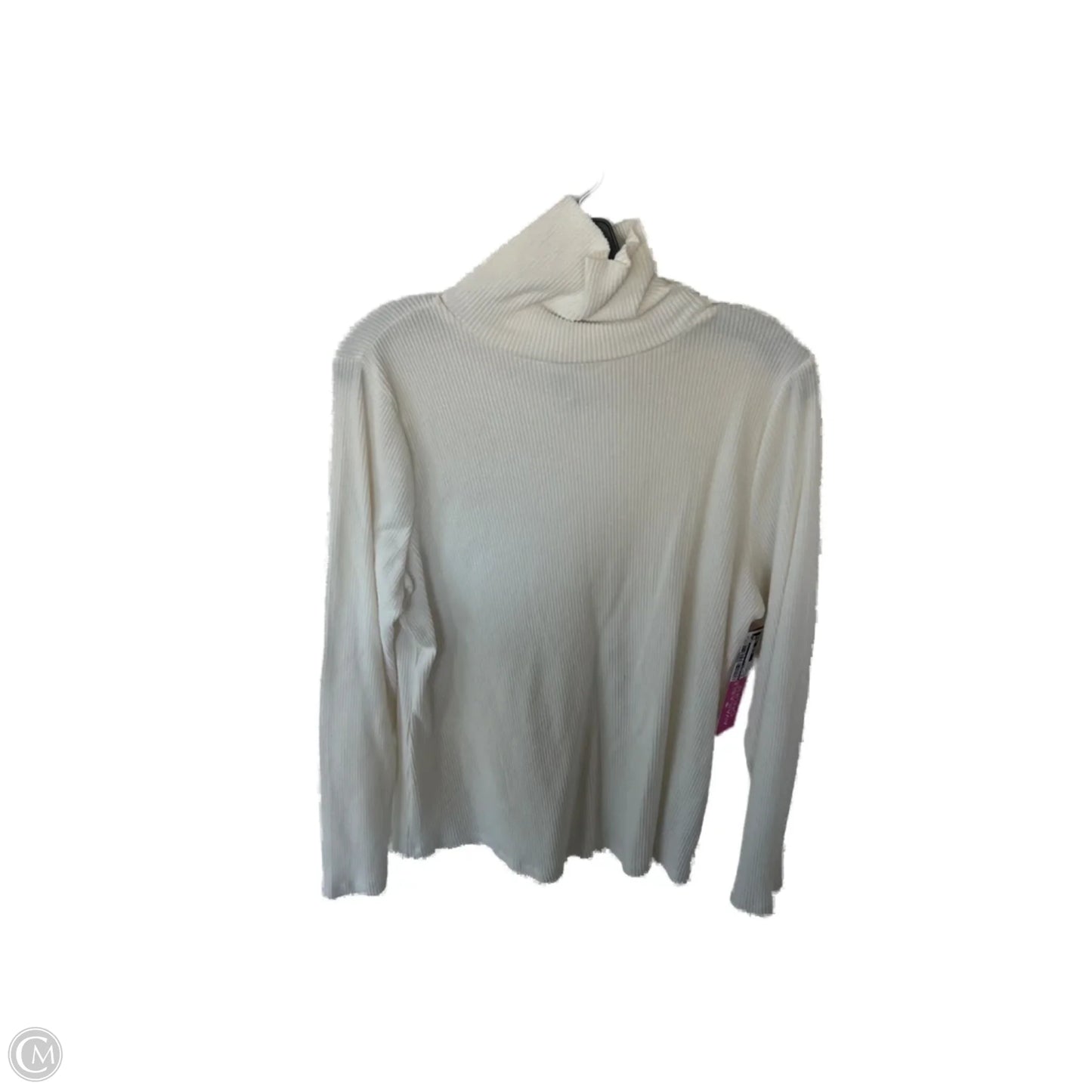 Top Long Sleeve Basic By Old Navy In Cream, Size: 2x