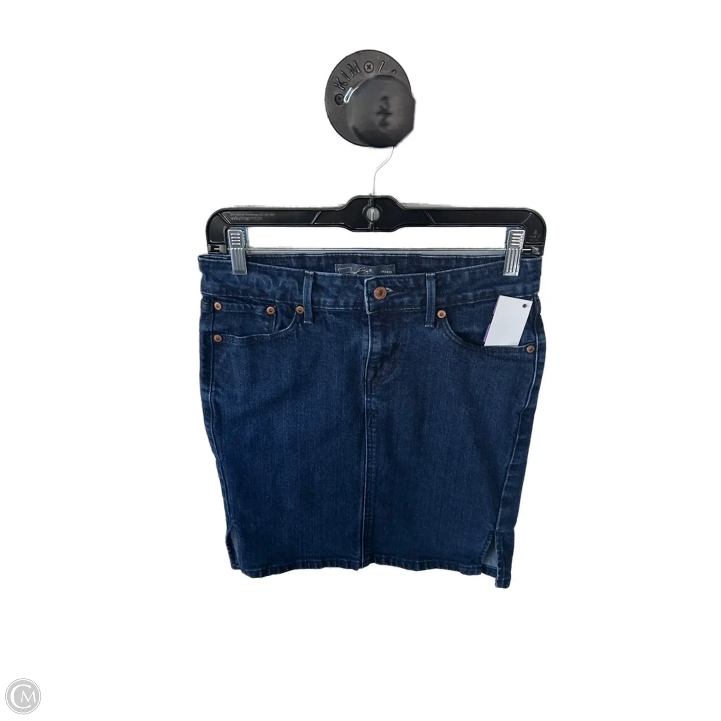 Skirt Mini & Short By Levis In Blue Denim, Size: 2