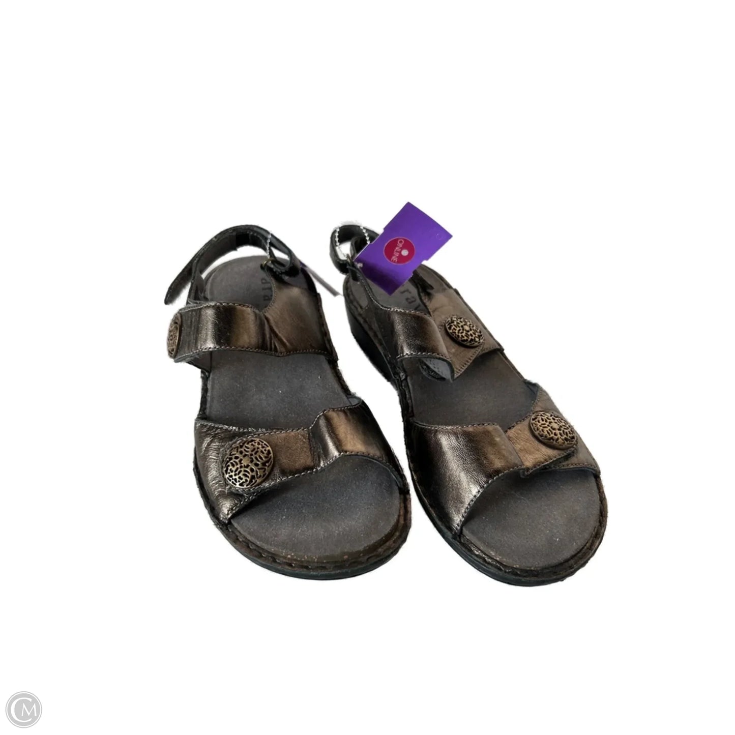 Sandals Flats By New Balance In Grey, Size: 6
