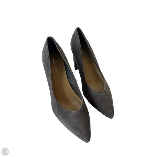 Shoes Heels Block By Marc Fisher In Grey, Size: 7.5
