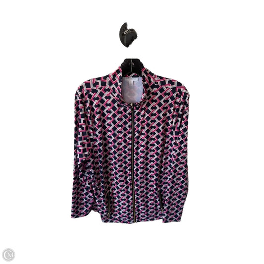 Top Long Sleeve By Charter Club In Blue & Pink, Size: Xl