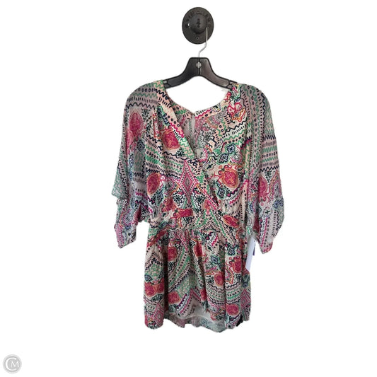 Dress Casual Short By Maeve In Pink & White, Size: M