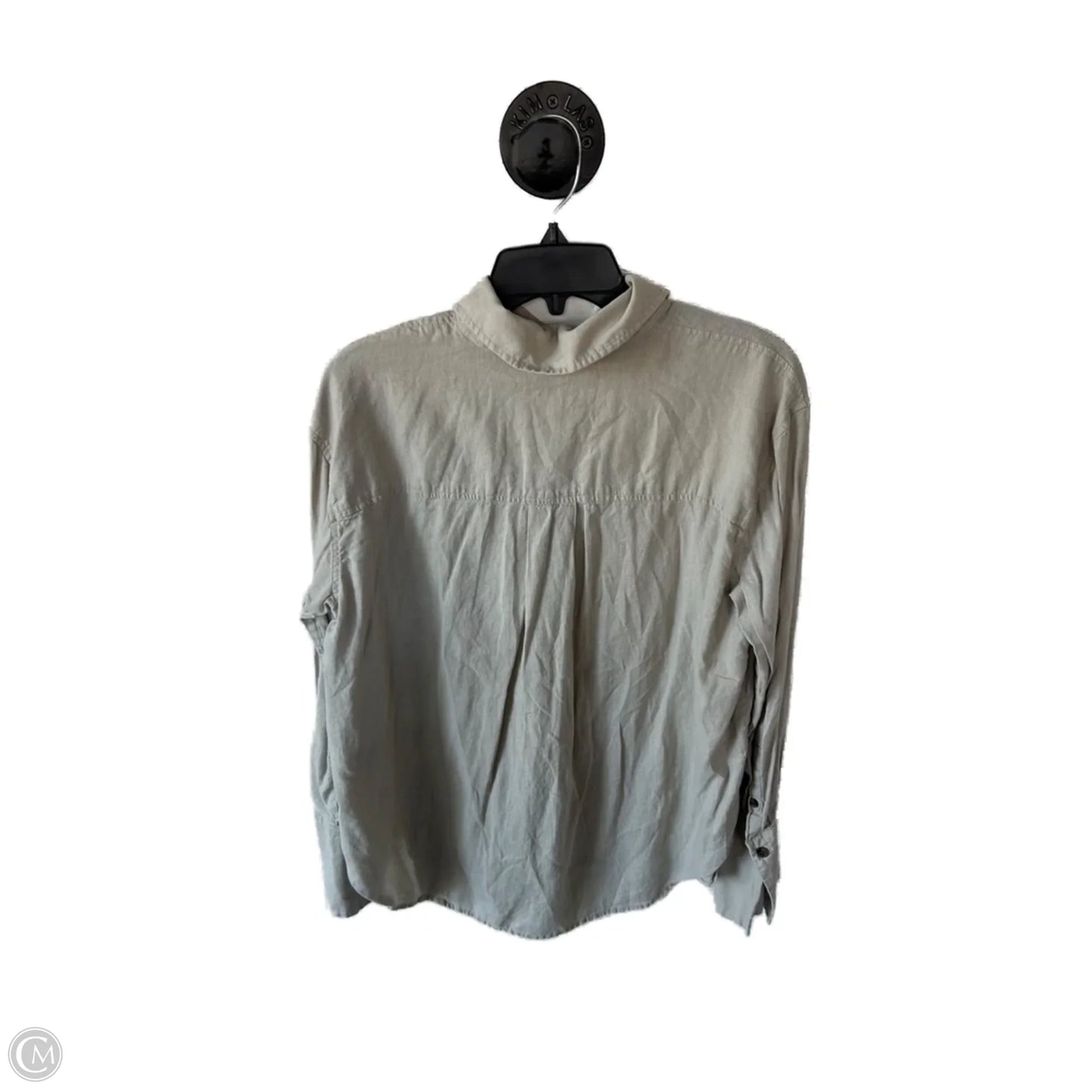 Top Long Sleeve By H&m In Tan, Size: S