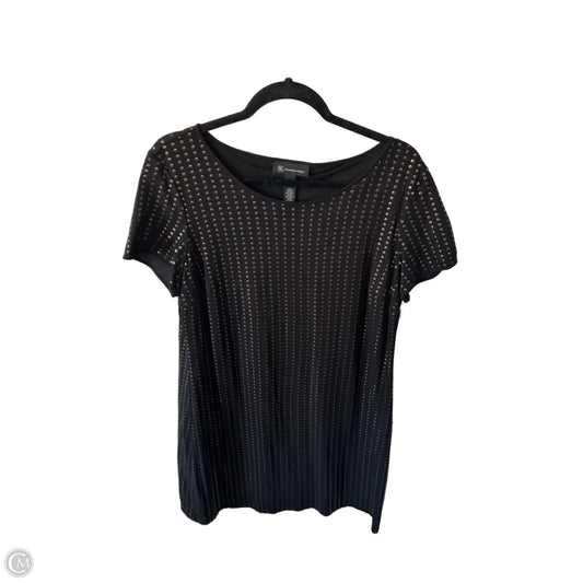 Dress Casual Short By Inc In Black & Gold, Size: Xl