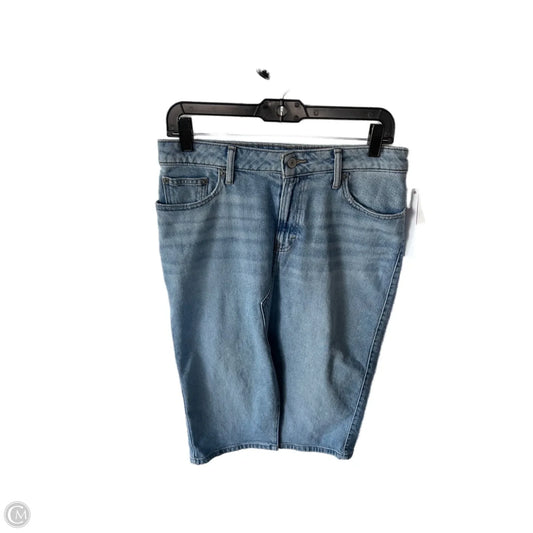 Skirt Midi By Lucky Brand In Blue Denim, Size: 8
