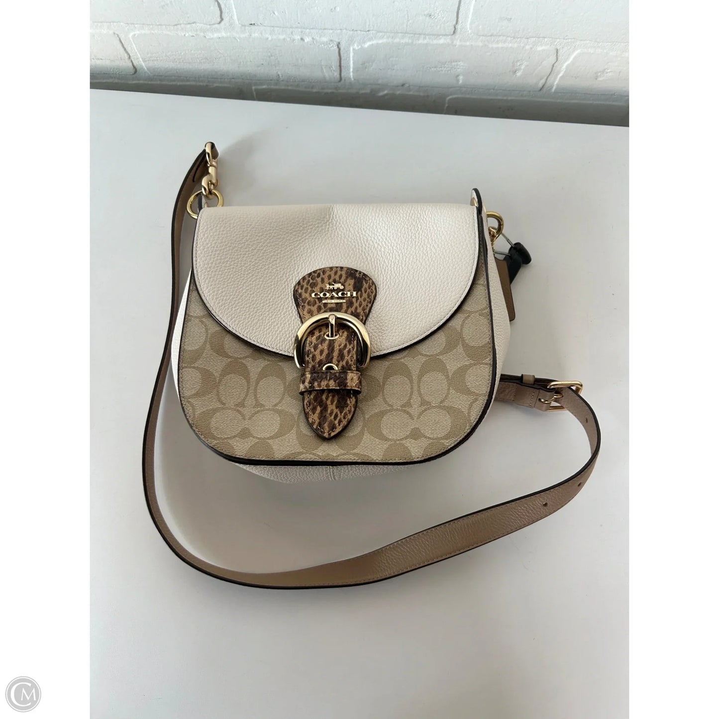 Crossbody Designer By Coach, Size: Medium