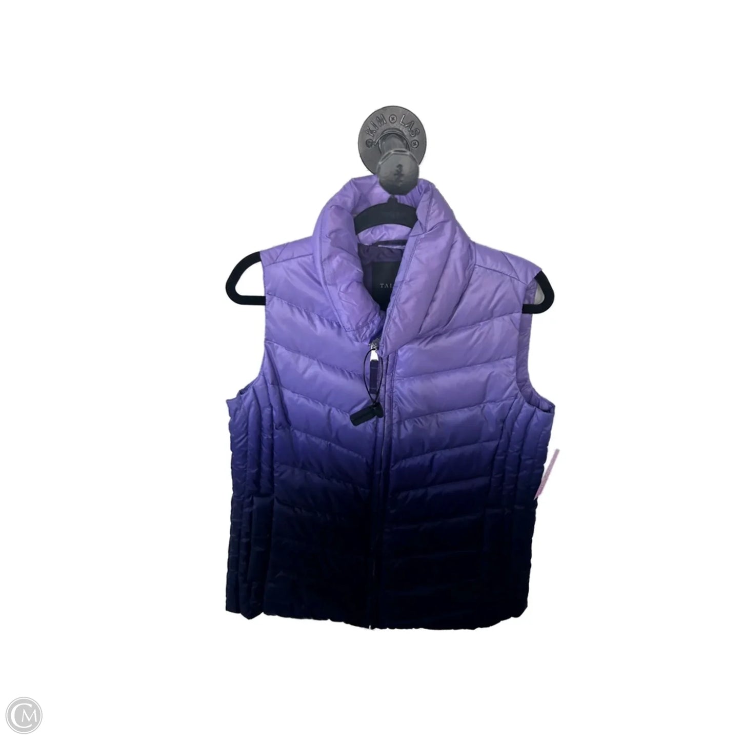 Vest Puffer & Quilted By Talbots In Purple, Size: S