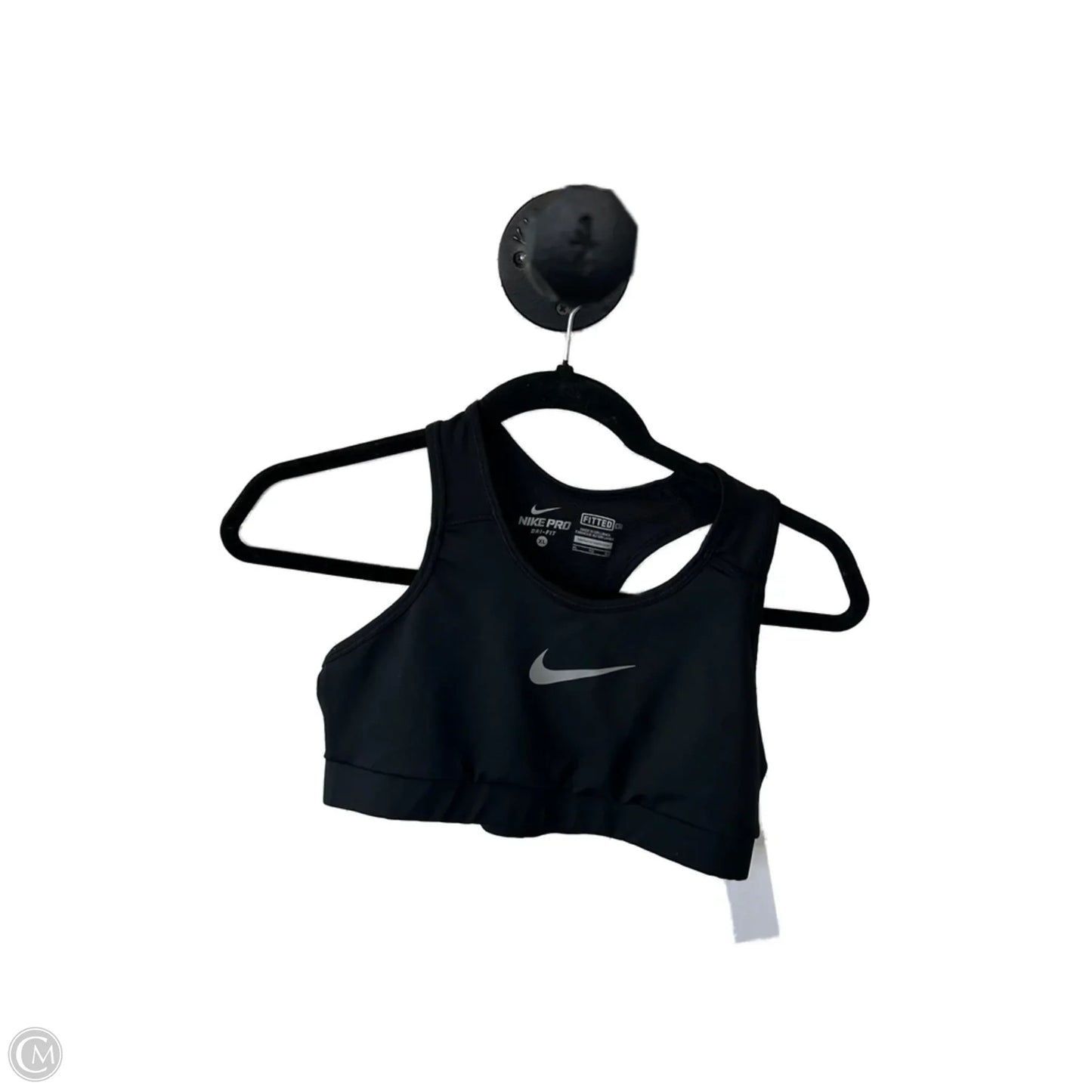 Athletic Bra By Nike In Black, Size: Xl
