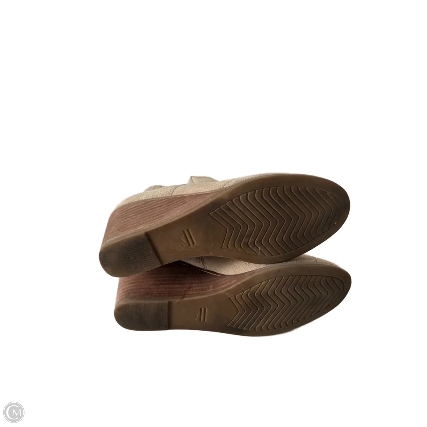 Boots Ankle Heels By Toms In Tan, Size: 7