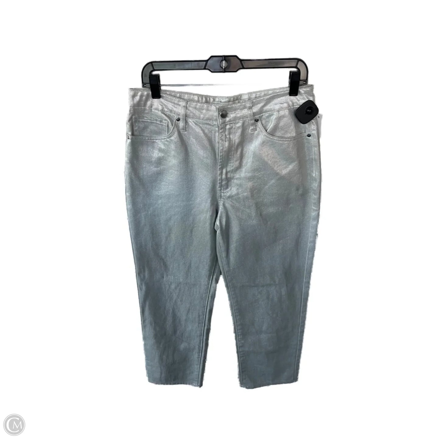 Pants Designer By Rebecca Minkoff In Silver, Size: 8