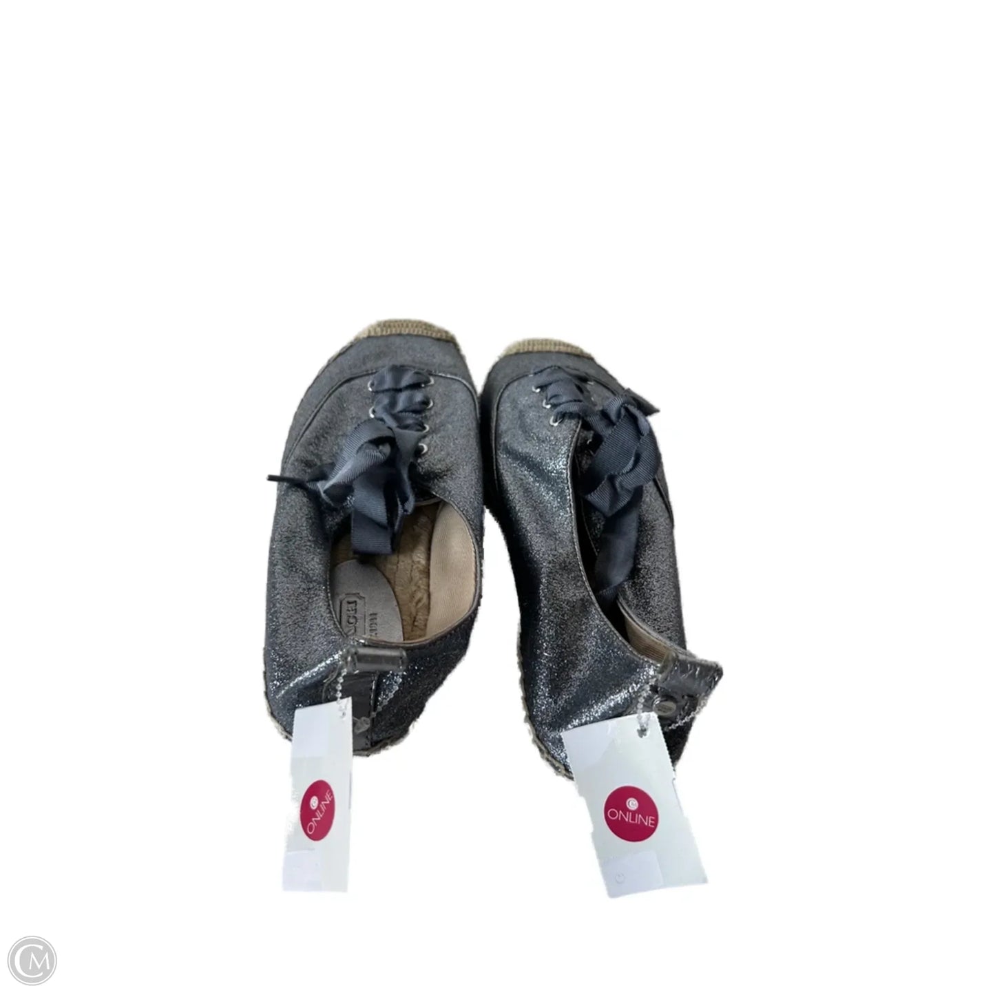 Shoes Designer By Coach In Blue & Tan, Size: 7.5