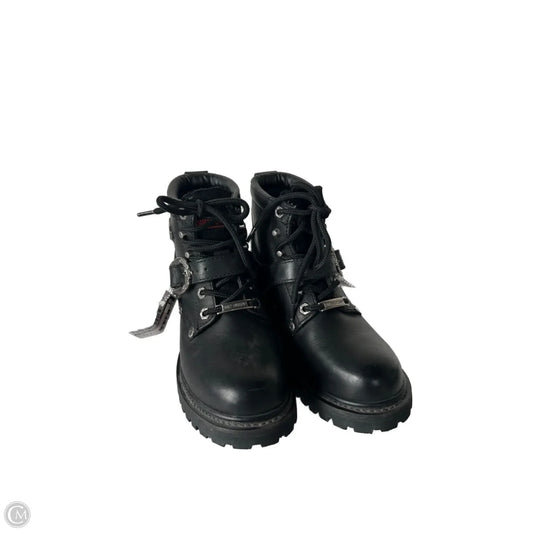 Boots Combat By Harley Davidson In Black, Size: 5.5