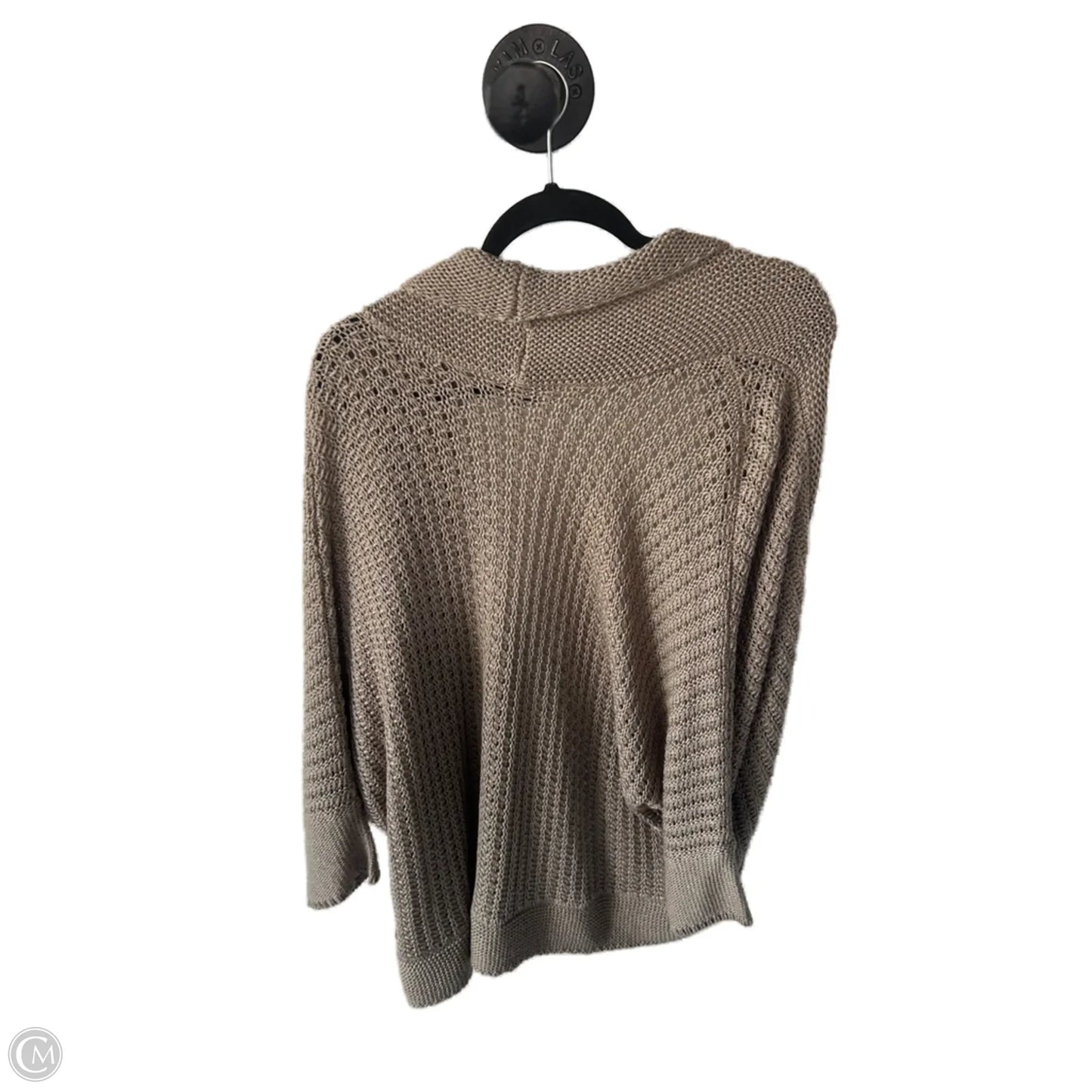 Sweater Cardigan By Lane Bryant In Tan, Size: 1x