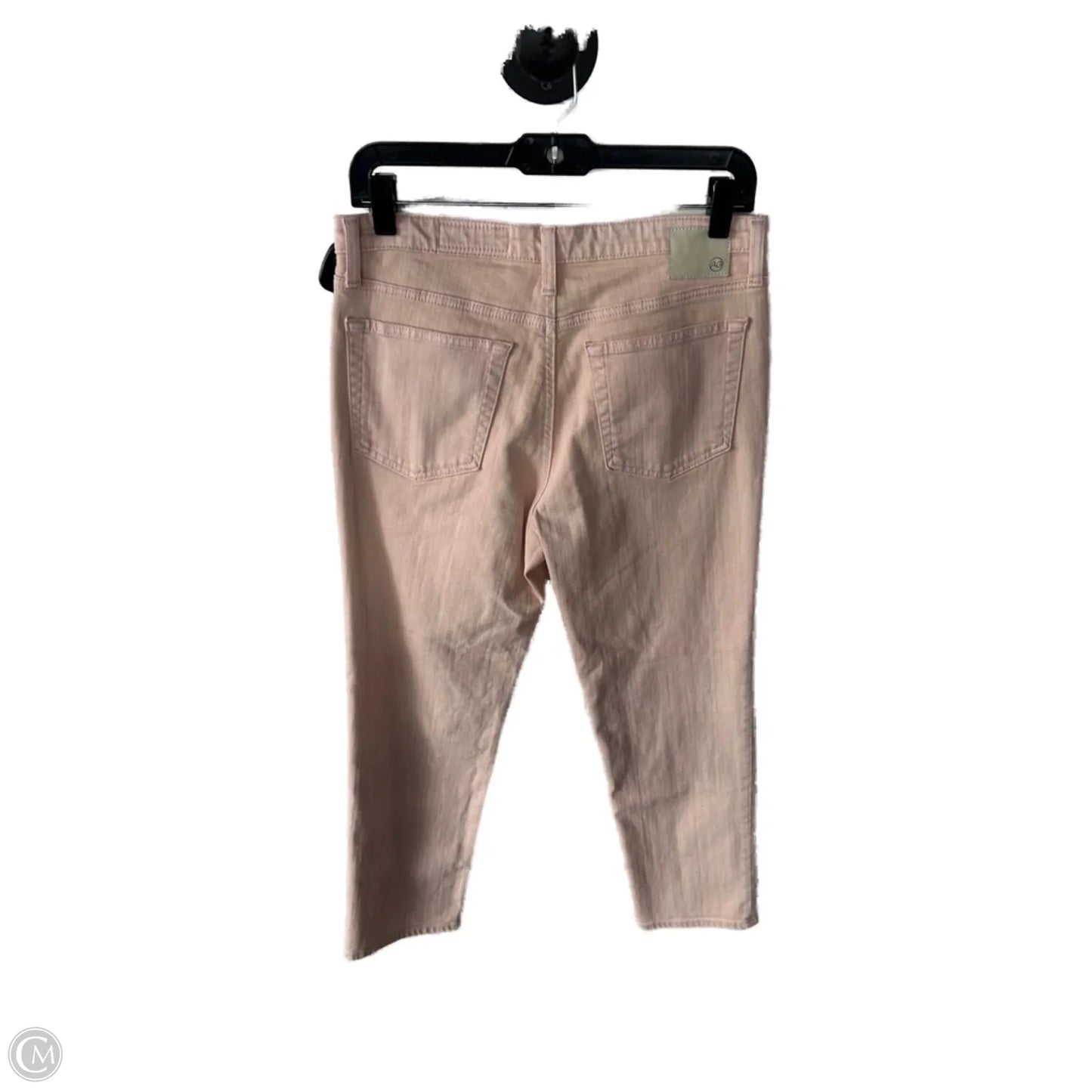 Jeans Straight By Adriano Goldschmied In Pink Denim, Size: 10