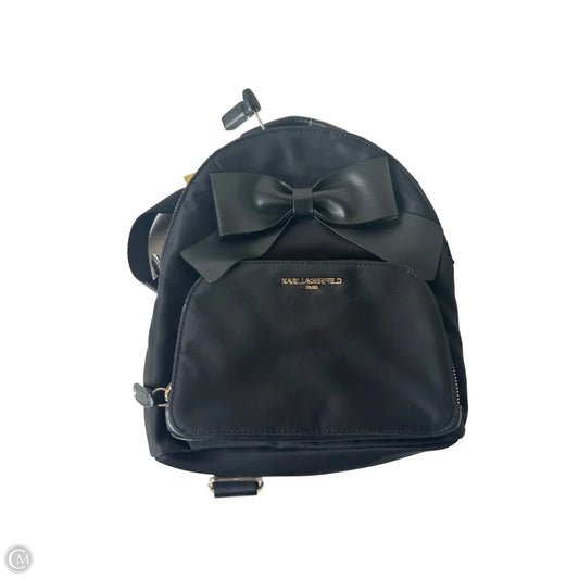 Backpack Designer By Karl Lagerfeld, Size: Small