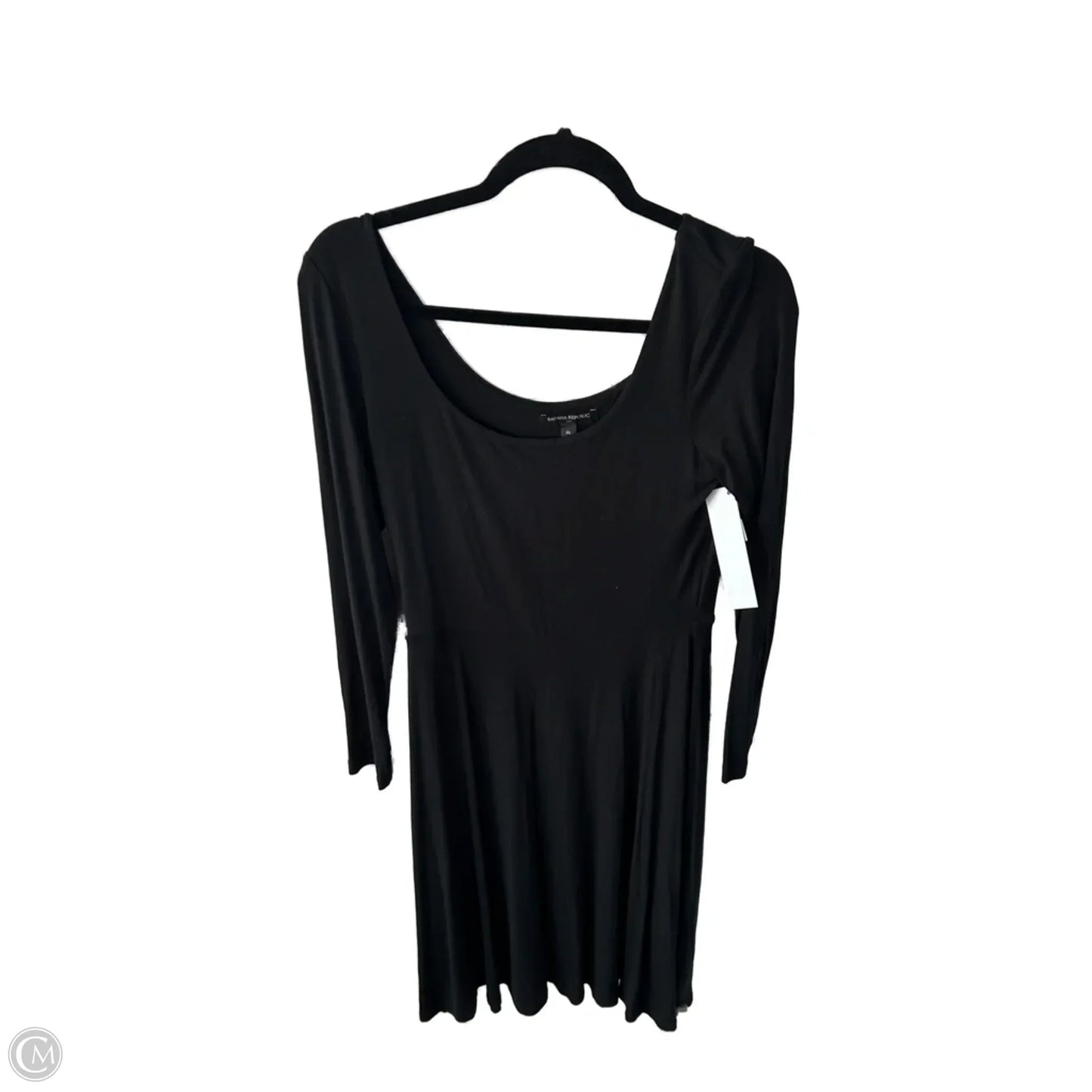 Dress Casual Maxi By Banana Republic In Black, Size: M